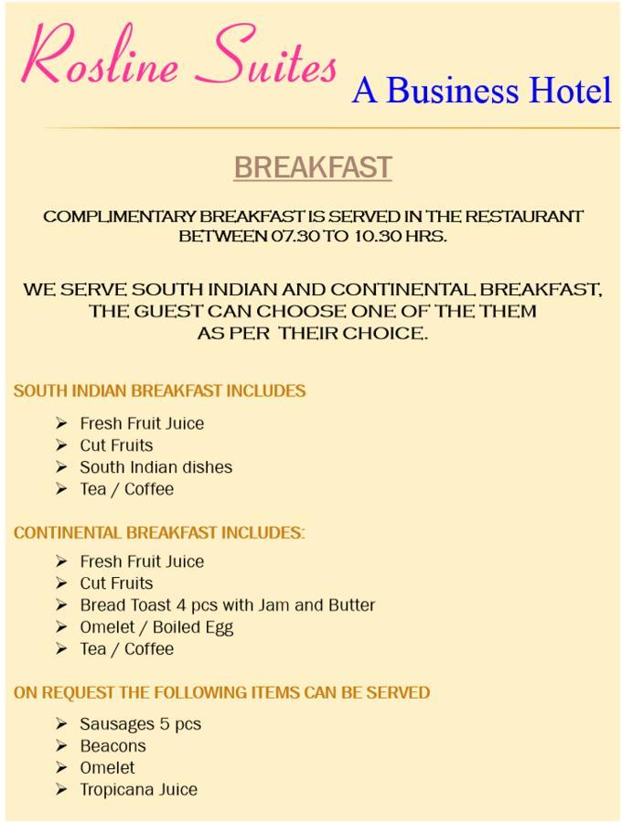 Roseline Suites Bangalore Luaran gambar